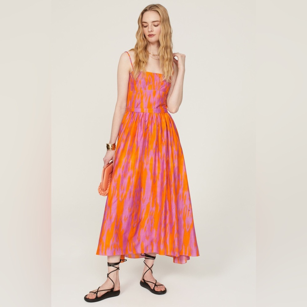 Maria Cher Targatal Midi Dress